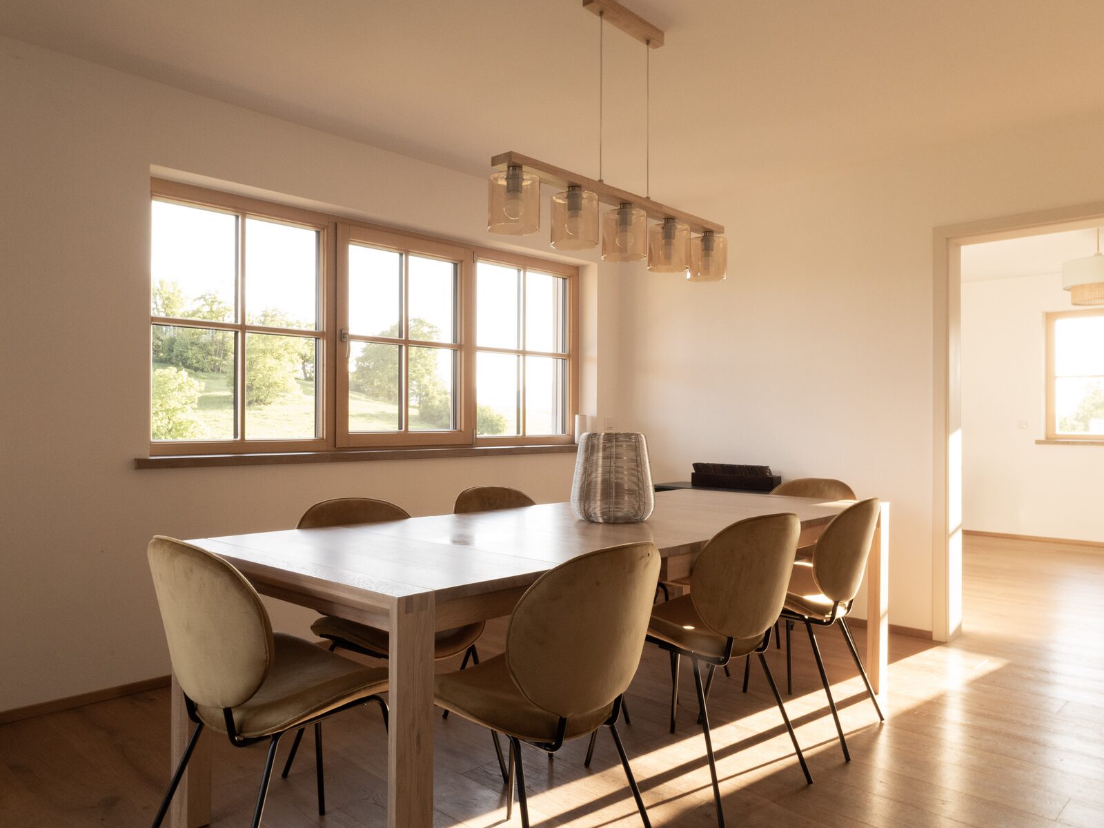 Dining area of one of our holiday apartments